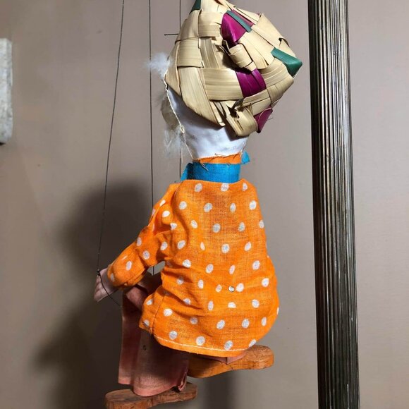 Vintage Mexican Clown marionette - Picture 10 of 10